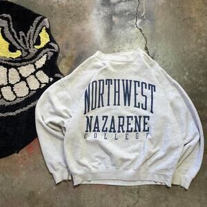 Vintage northwest nazarene college crewneck
